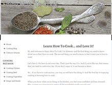 Tablet Screenshot of enjoy-how-to-cook.com